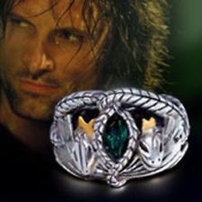 Pán prsteňov: Aragornov prsteň 925 striebro