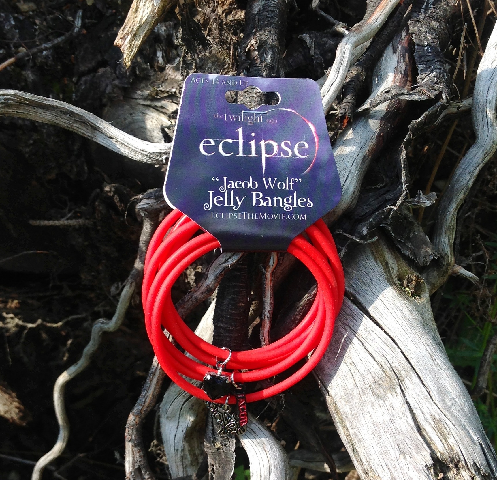 Twilight saga: Eclipse Jacob elastické náramky s príveskami