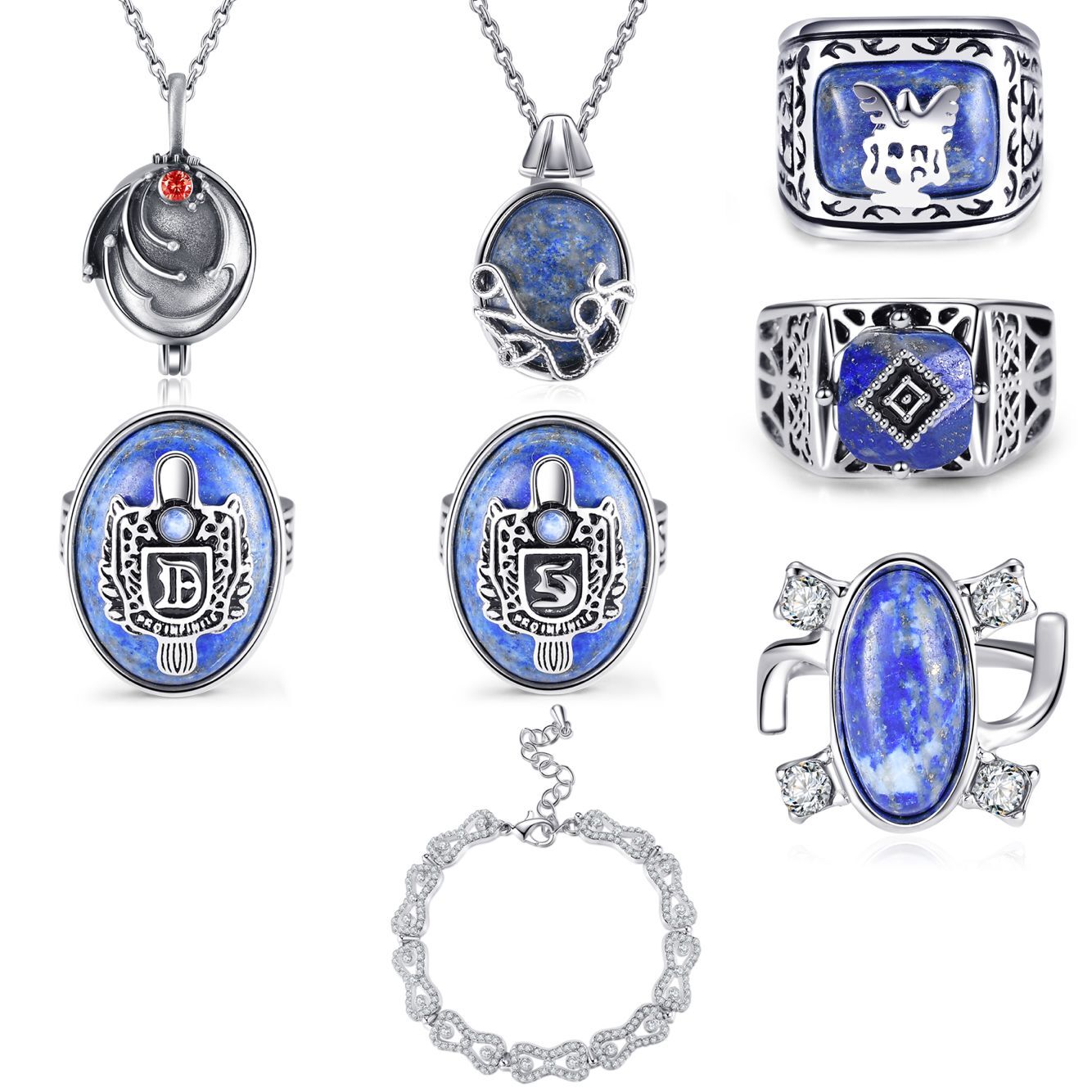 Upírske Denníky: Luxusný set šperkov v darčekovej krabičke