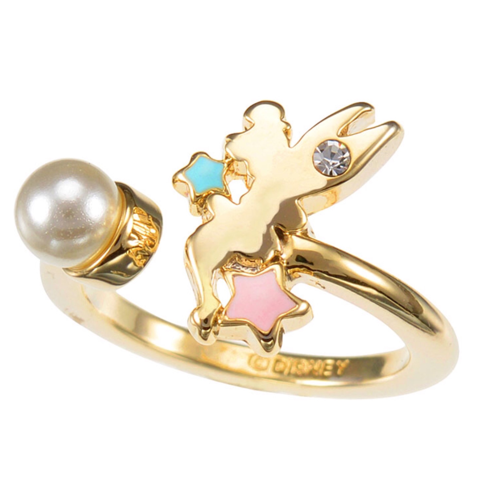 Disney Store Tinker Bell: Prsteň s vílou a perlou