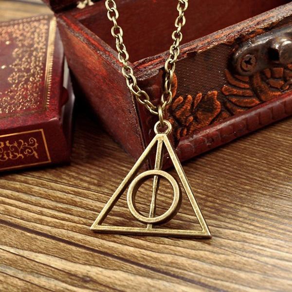 Harry Potter: Dary Smrti náhrdelník v bronzovej farbe