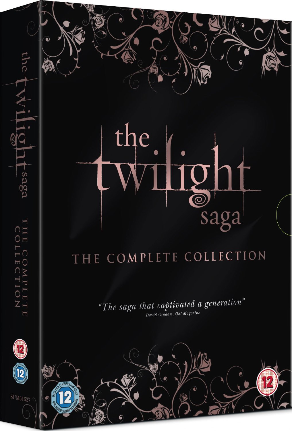 Twilight Saga: Komplet 1-5 na DVD (po anglicky)